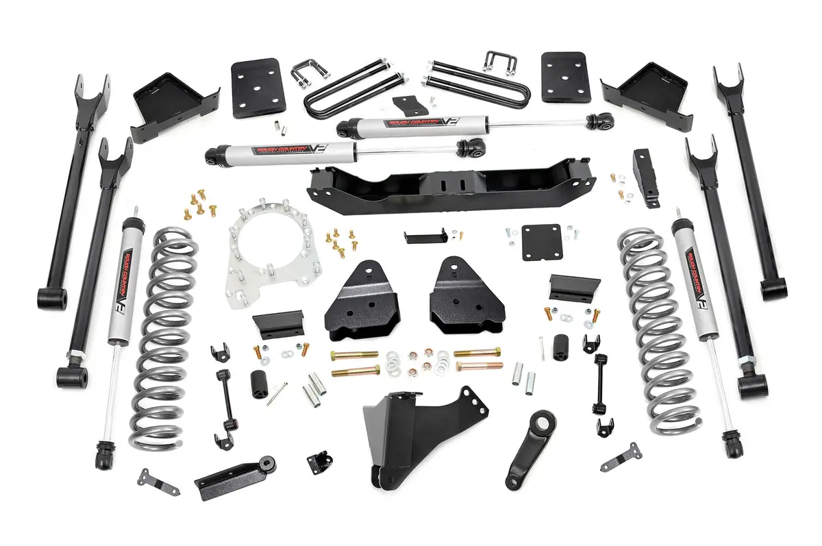 50870  -  6 Inch Lift Kit - Diesel - 4 Link - V2 - Ford F-250/F-350 Super Duty (17-22) 1
