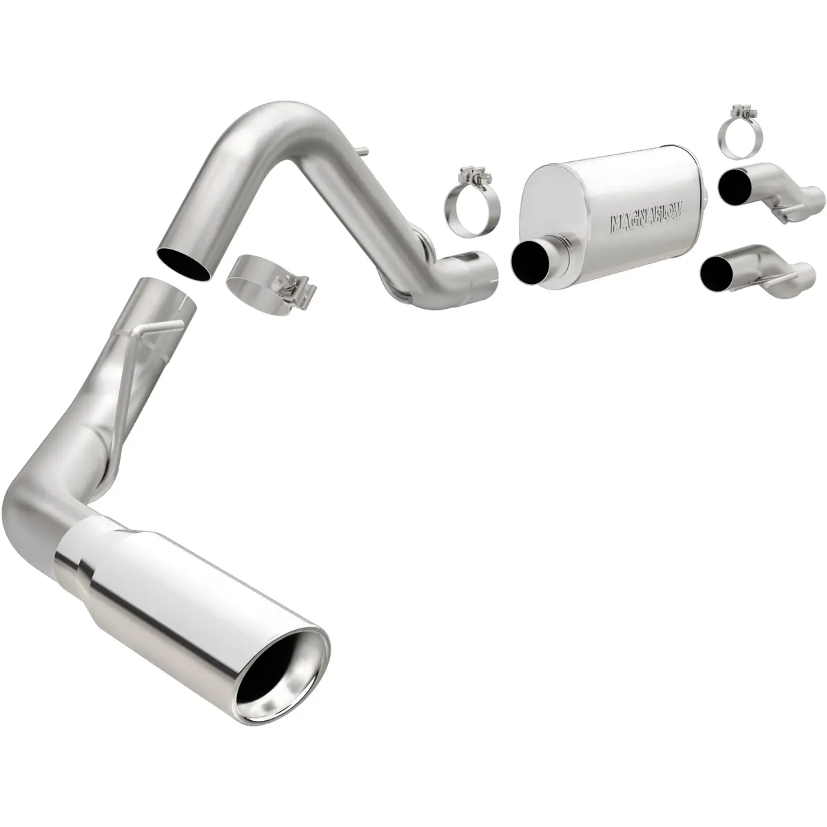 15000  -  Street Series Stainless Cat-Back System 1