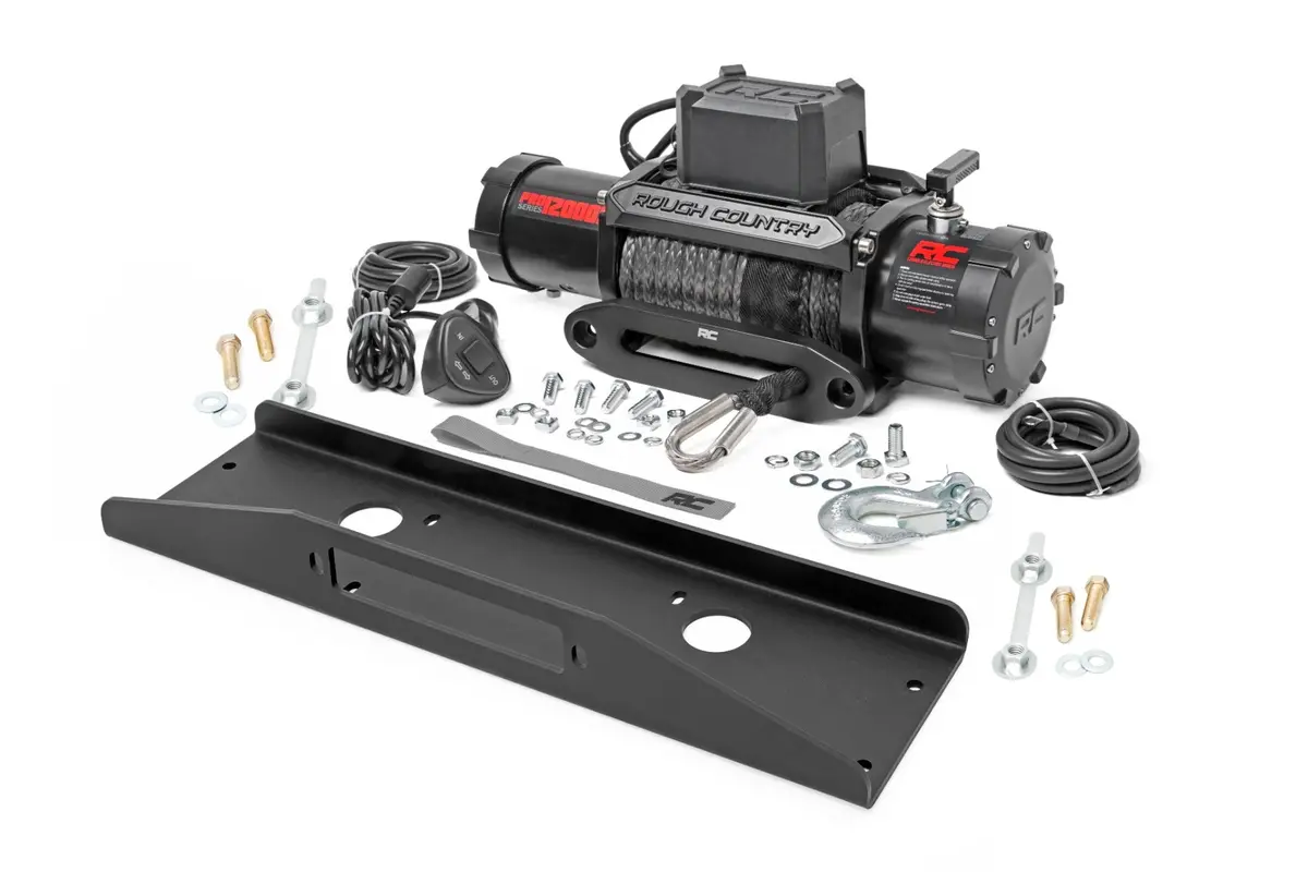 92075  -  Winch Plate - Pro12000s - Mahindra Roxor 2