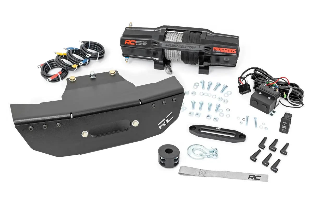 93157  -  Winch Mount - Rs4500s - Polaris Rzr Turbo S4 1