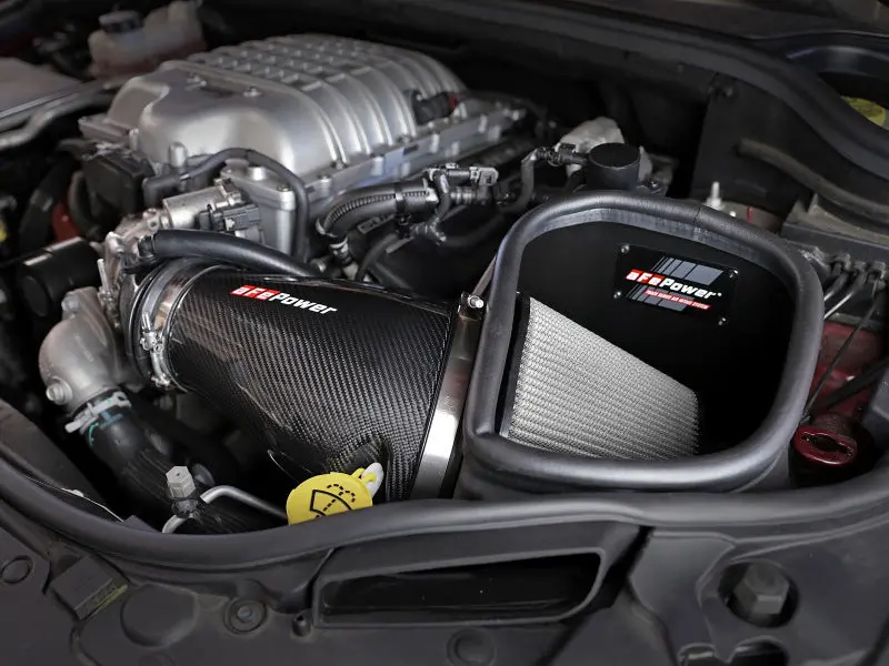 Afe Track Series Carbon Fiber Pro Dry S Ais - 19-20 Jeep Grand Cherokee Trackhawk 6.2L 2