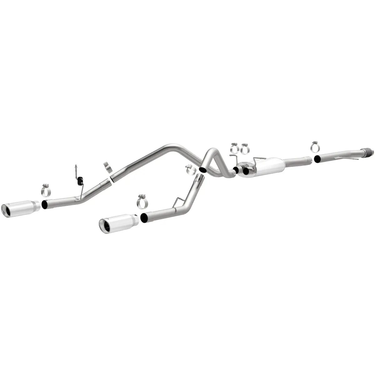 15268  -  Street Series Stainless Cat-Back System 1
