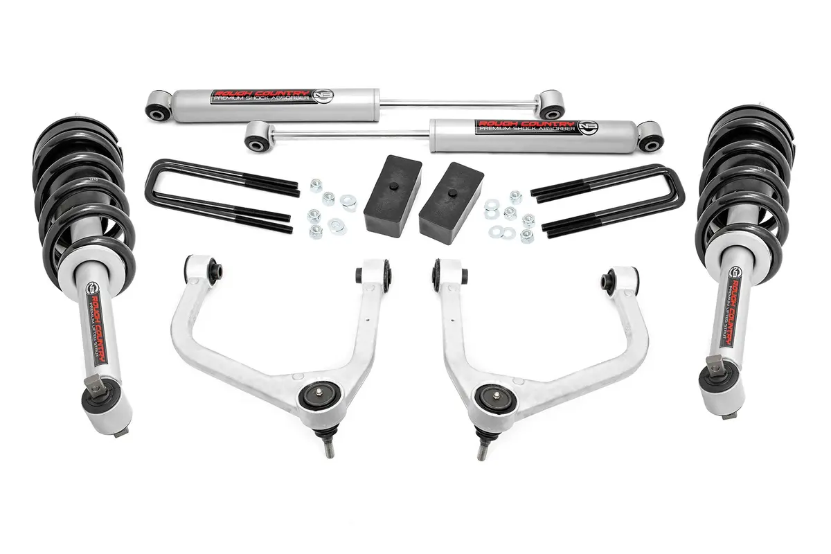 22631  -  3.5 Inch Lift Kit - N3 Struts - Gmc Sierra 1500 2Wd/4Wd (2019-2025 & Classic) 1