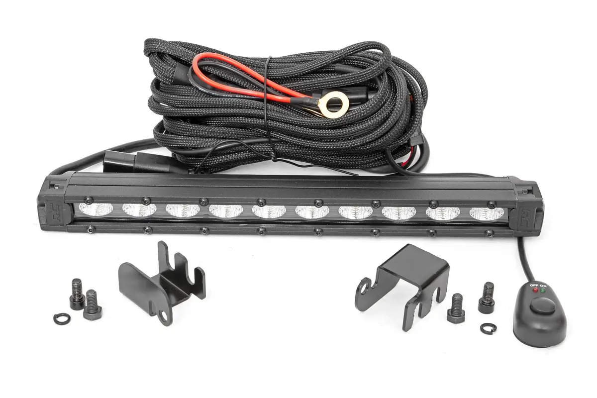 92027  -  Led Light Kit - Rear Mount - 10" Black Slimline - Honda Talon 1000 1