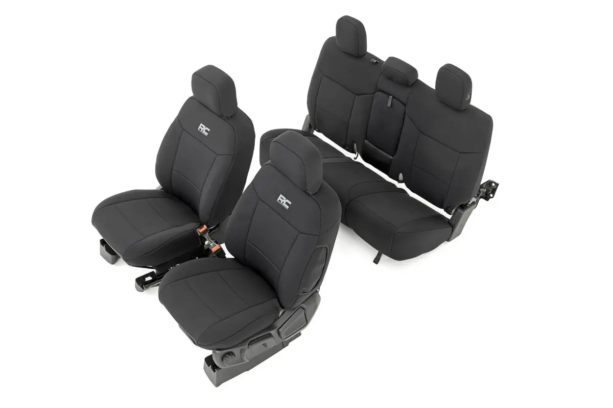 91056A  -  Seat Covers - Fr Bucket And Rr Bench - Ford Ranger 2Wd/4Wd (2019-2025) 1