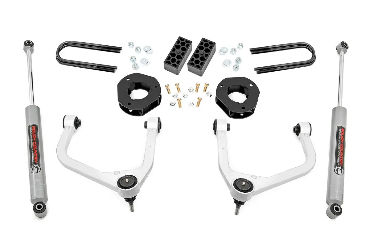 28230  -  3.5 Inch Lift Kit - Rear Mono Leaf - Chevy Silverado 1500 2Wd/4Wd (2022-2024) 1