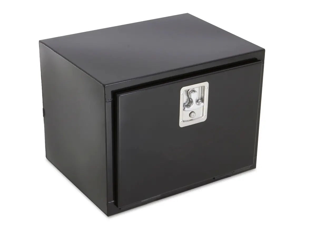 190242S  -  Underbody Sgl Lid Smooth Gloss Black Steel 24X18-3/4X18 4.7 Cubic Ft Cap 1