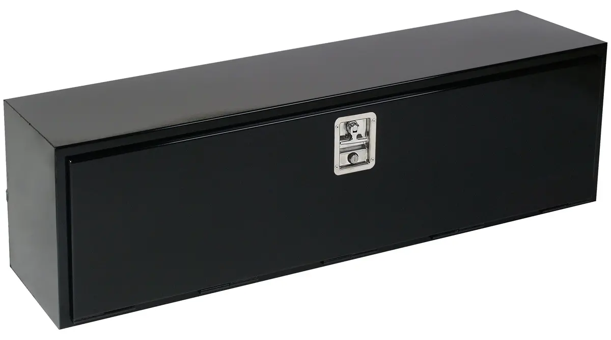 190362S  -  Underbody Sgl Lid Smooth Gloss Black Steel 36X18-3/4X18 7 Cubic Ft Cap 1