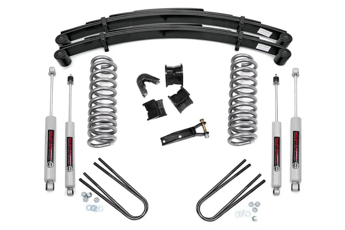 535.20 - 4 Inch Lift Kit - Rear Springs - Ford Bronco 4Wd (1978-1979) 1