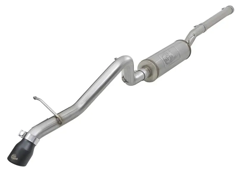 Afe Mach Force-Xp 2-1/2In 409 Ss Hi-Tuck Cat-Back Exhaust W/Black Tip 07+ Jeep Wrangler Jk 3.6L/3.8L 1
