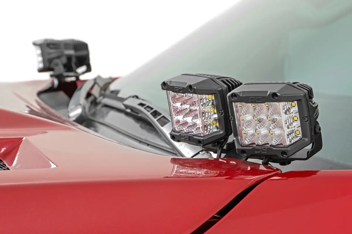 70839 - Led Light Kit - Ditch Mount - 3" Osram - Wide - Toyota Tundra 2Wd/4Wd (14-21) 2