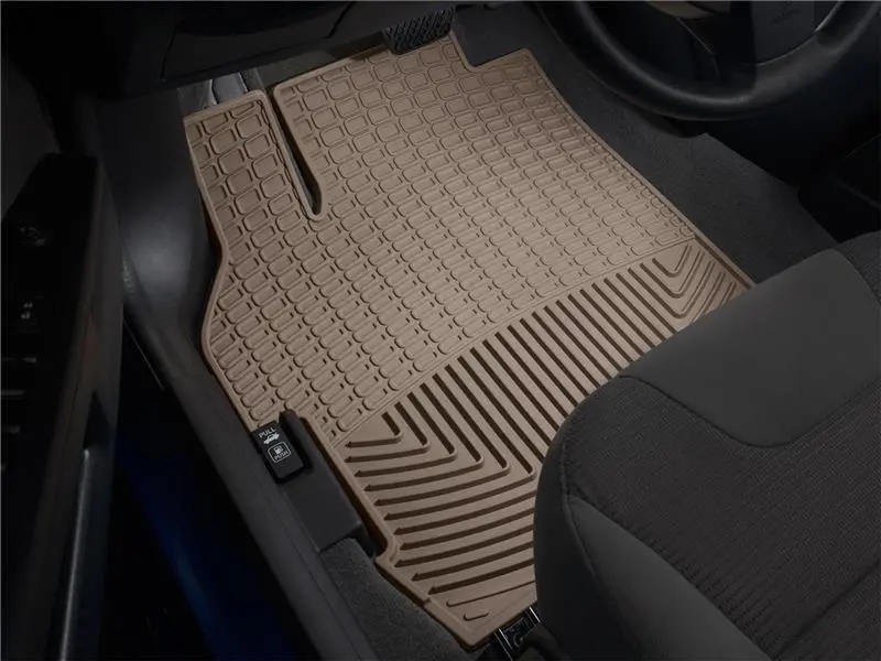 Weathertech 05-11 Porsche 911 (997) Front Rubber Mats - Tan 1