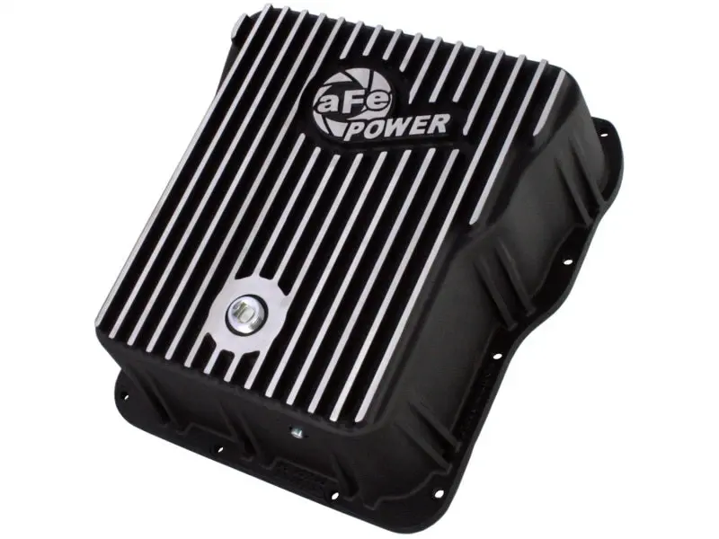 Afe Power Cover Trans Pan Machined Trans Pan Gm Diesel Trucks 01-12 V8-6.6L Machined 1