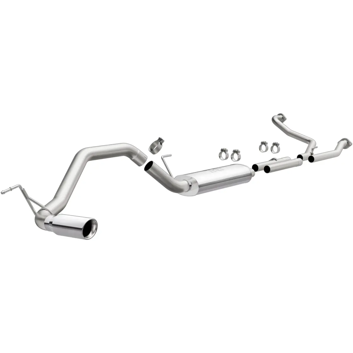 Street Series Stainless Cat-Back System 1