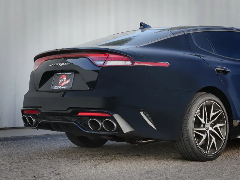 Afe 22-23 Kia Stinger L4-2.5L Turbo Gemini Xv 3In To Dual 2-1/2In Cat-Back Exhaust System W/ Cut-Out 2