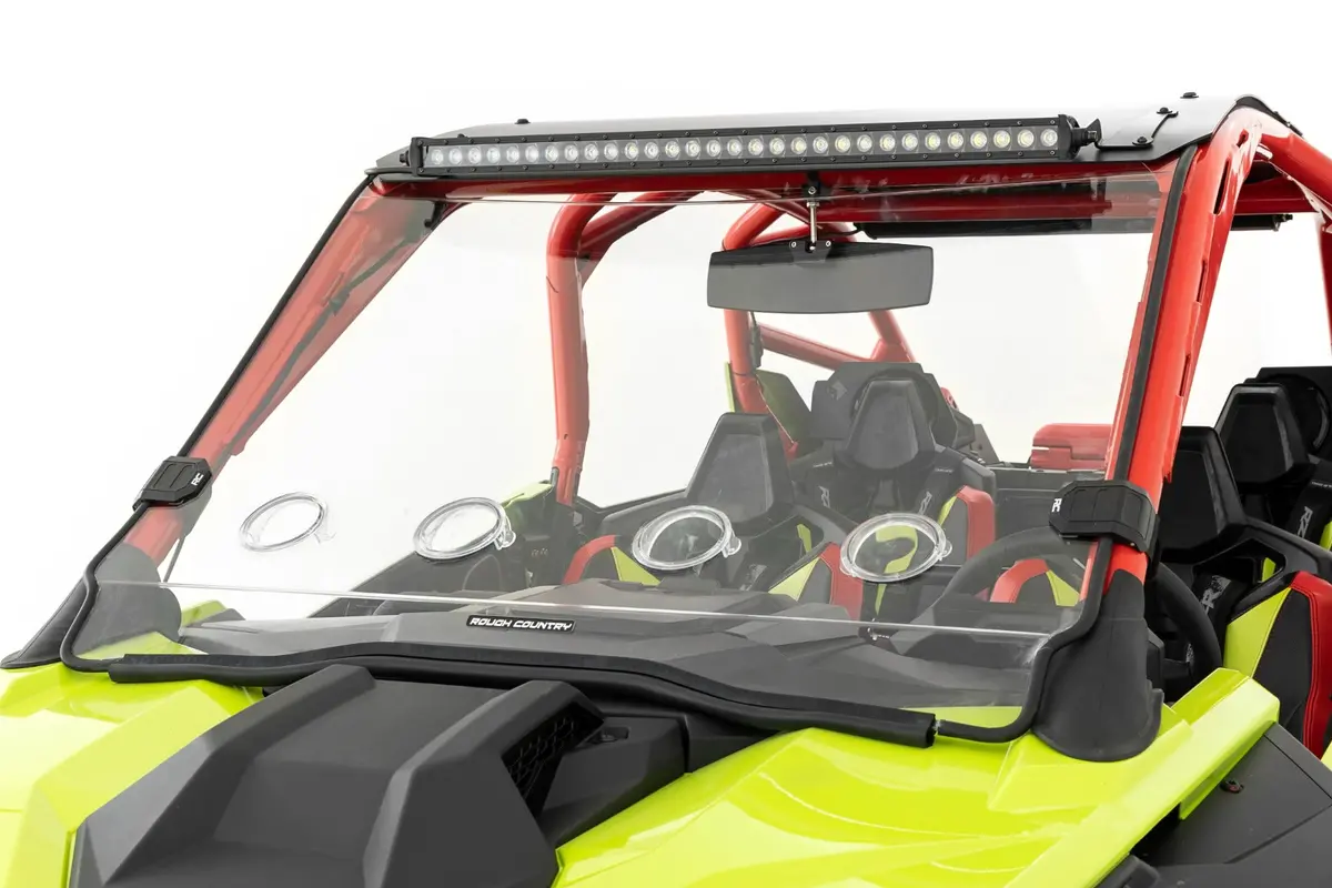 98202210  -  Vented Full Windshield - Scratch Resistant - Polaris Rzr Turbo R 1