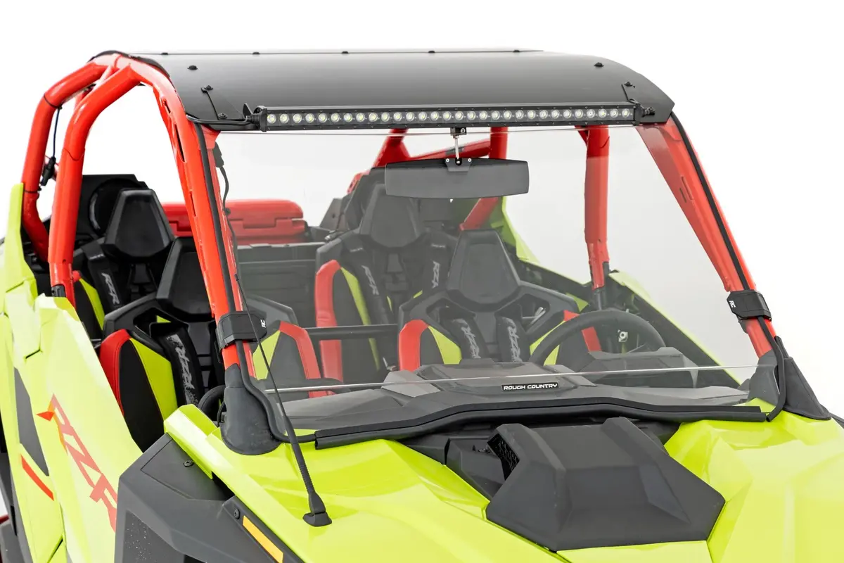 98102210  -  Full Windshield - Scratch Resistant - Polaris Rzr Turbo R 4 1
