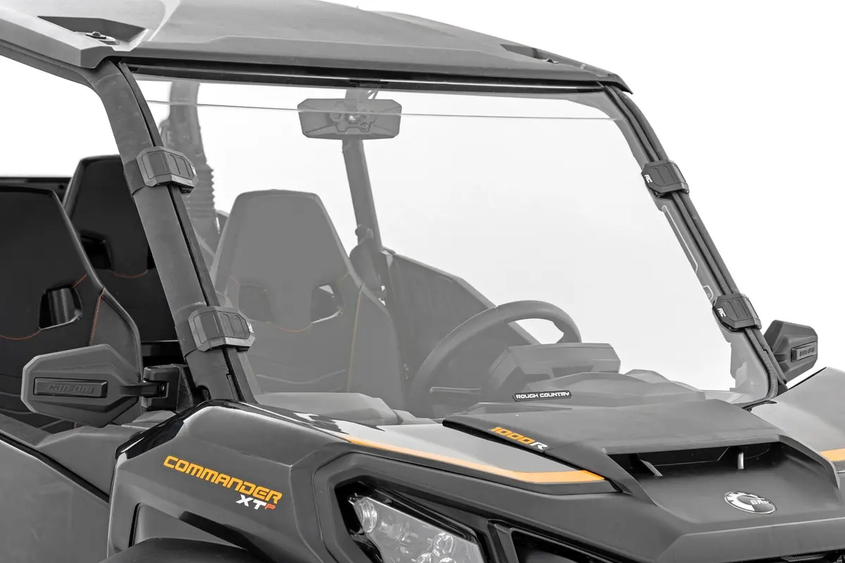 98102230  -  Full Windshield - Scratch Resistant - Can-Am Commander 1000R 1