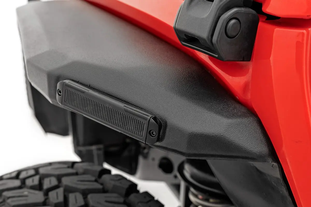 99036  -  High Clearance Led Flat Fender Flare Kit - Uv Treated - Jeep Wrangler Jl (18-24) 1