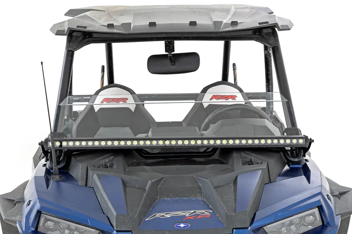 93147  -  Led Light Kit - Front Mount - 40" Black Single Row - Polaris Rzr Xp 1000 1