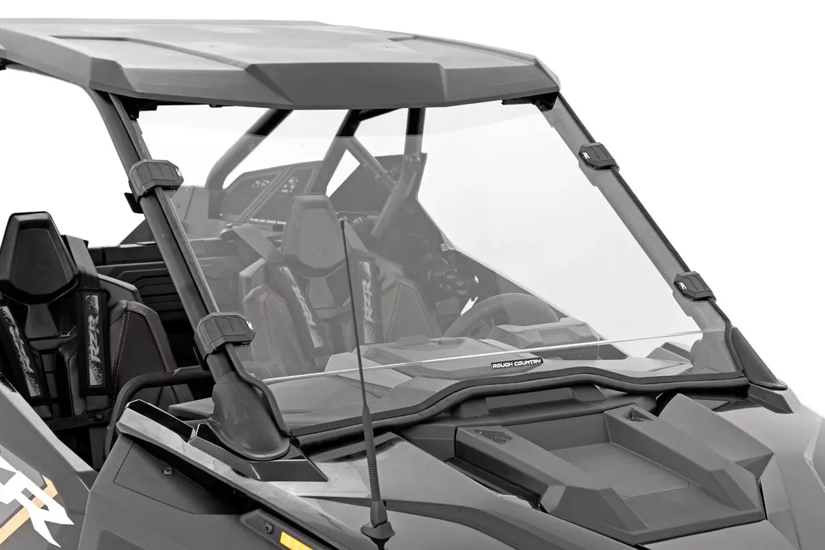 98102010  -  Full Windshield - Scratch Resistant - Polaris Rzr Turbo R 4 1