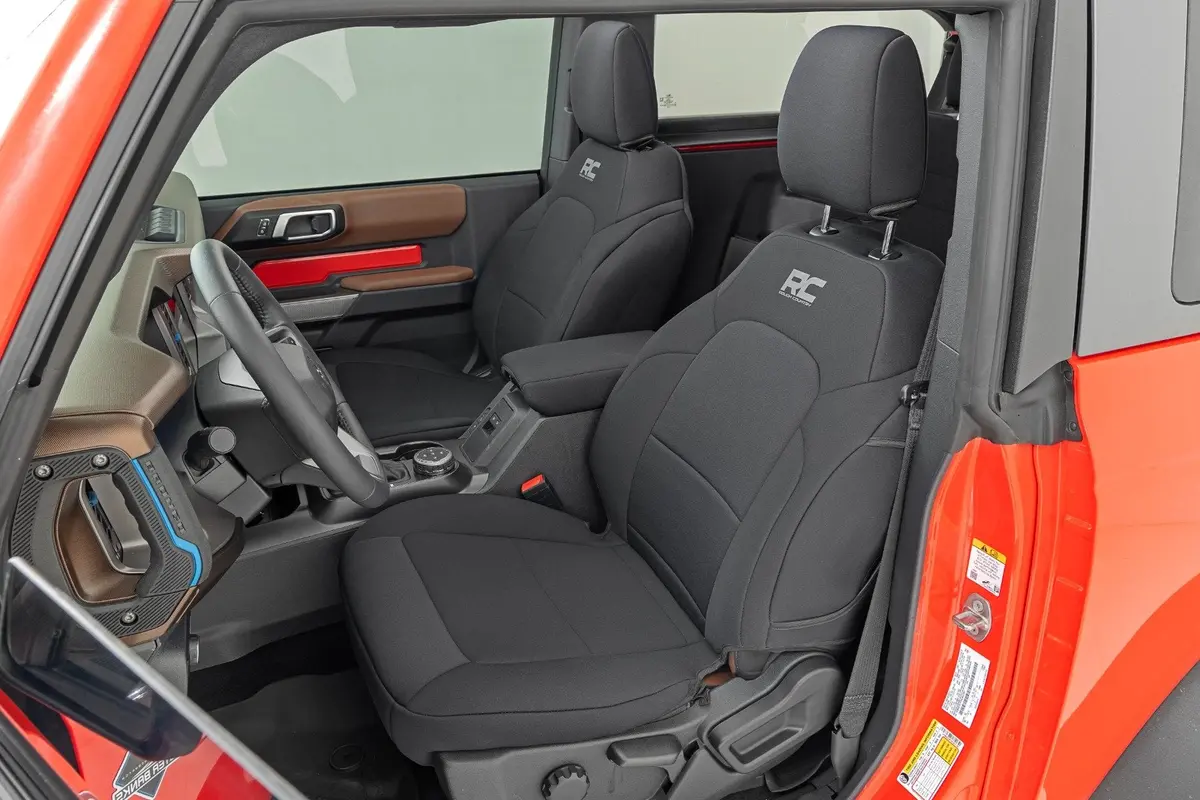 91050  -  Seat Covers - Bucket Seats - Fr & Rr - Ford Bronco (2 Door) 4Wd (2021-2025) 1