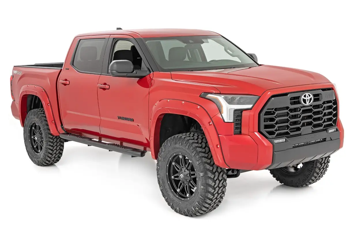 21014 - Oval Nerf Steps - Crew Cab - Black - Toyota Tundra 2Wd/4Wd (2022-2025) 2