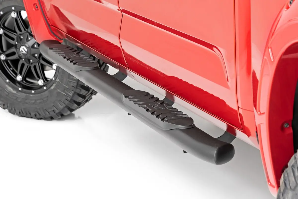 21014  -  Oval Nerf Steps - Crew Cab - Black - Toyota Tundra 2Wd/4Wd (2022-2025) 1