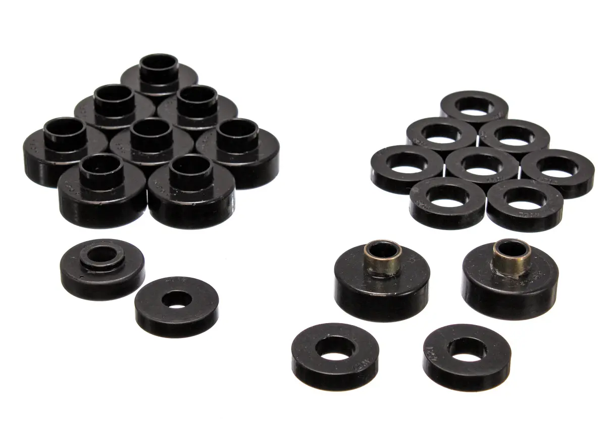 2.4103G  -  Body Cab Mount Set; Black; Performance Polyurethane; 1