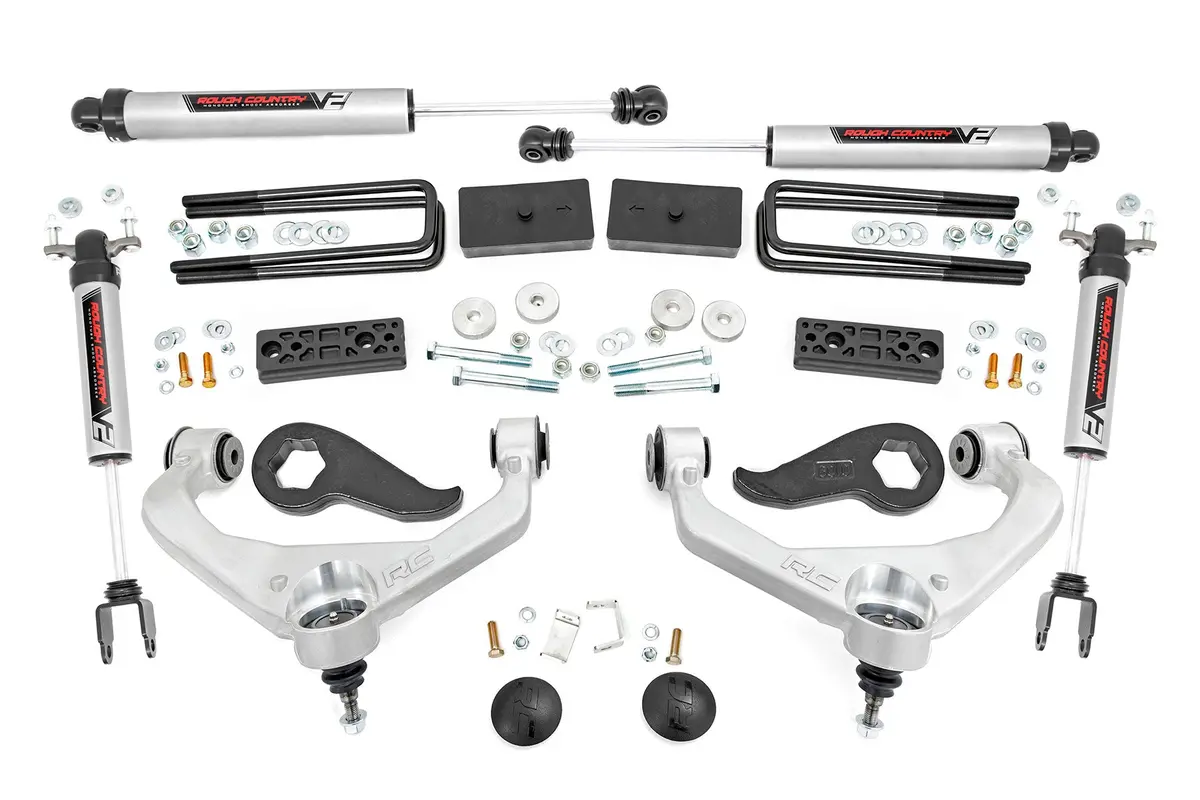 97770  -  3 Inch Lift Kit - Ucas - V2 - W/ Overloads - Chevy/Gmc 2500Hd/3500Hd (20-25) 1