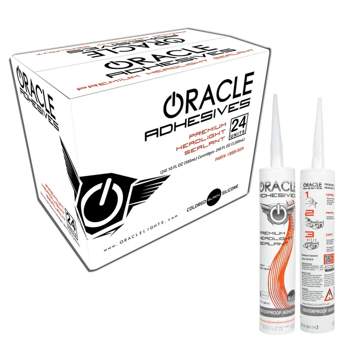 2001-504  -  Oracle Lighting Headlight Assembly Adhesive - 10 Oz Tube 1
