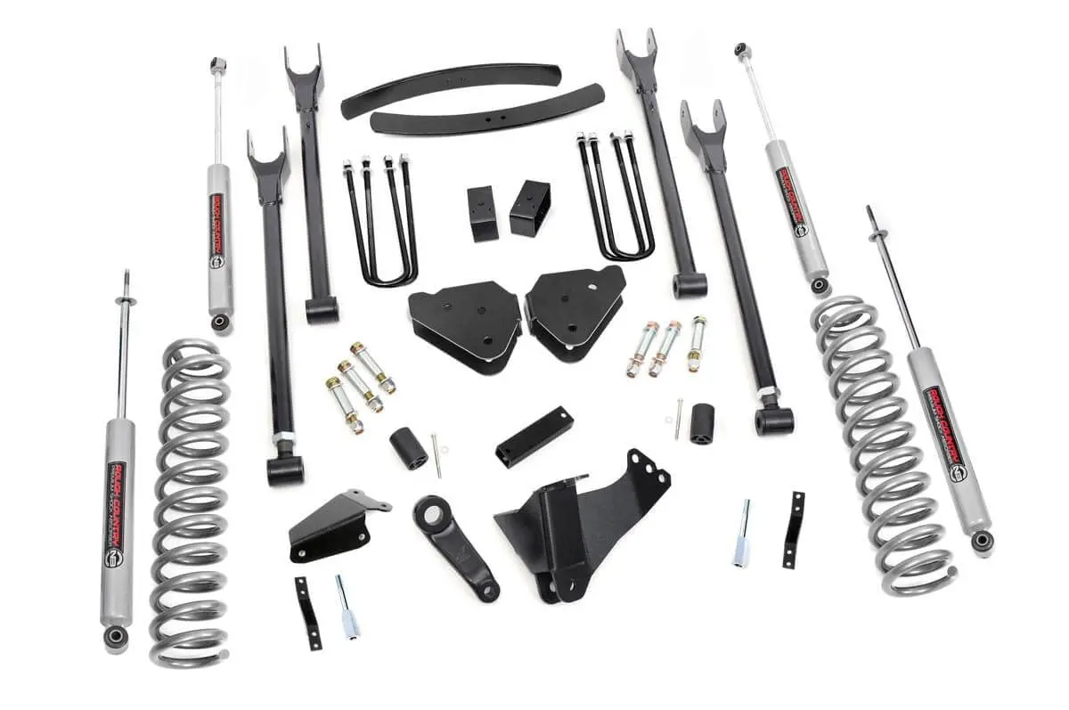 580.20 - 6 Inch Lift Kit - Diesel - 4 Link - Ovlds - Ford F-250/F-350 Super Duty (05-07) 2