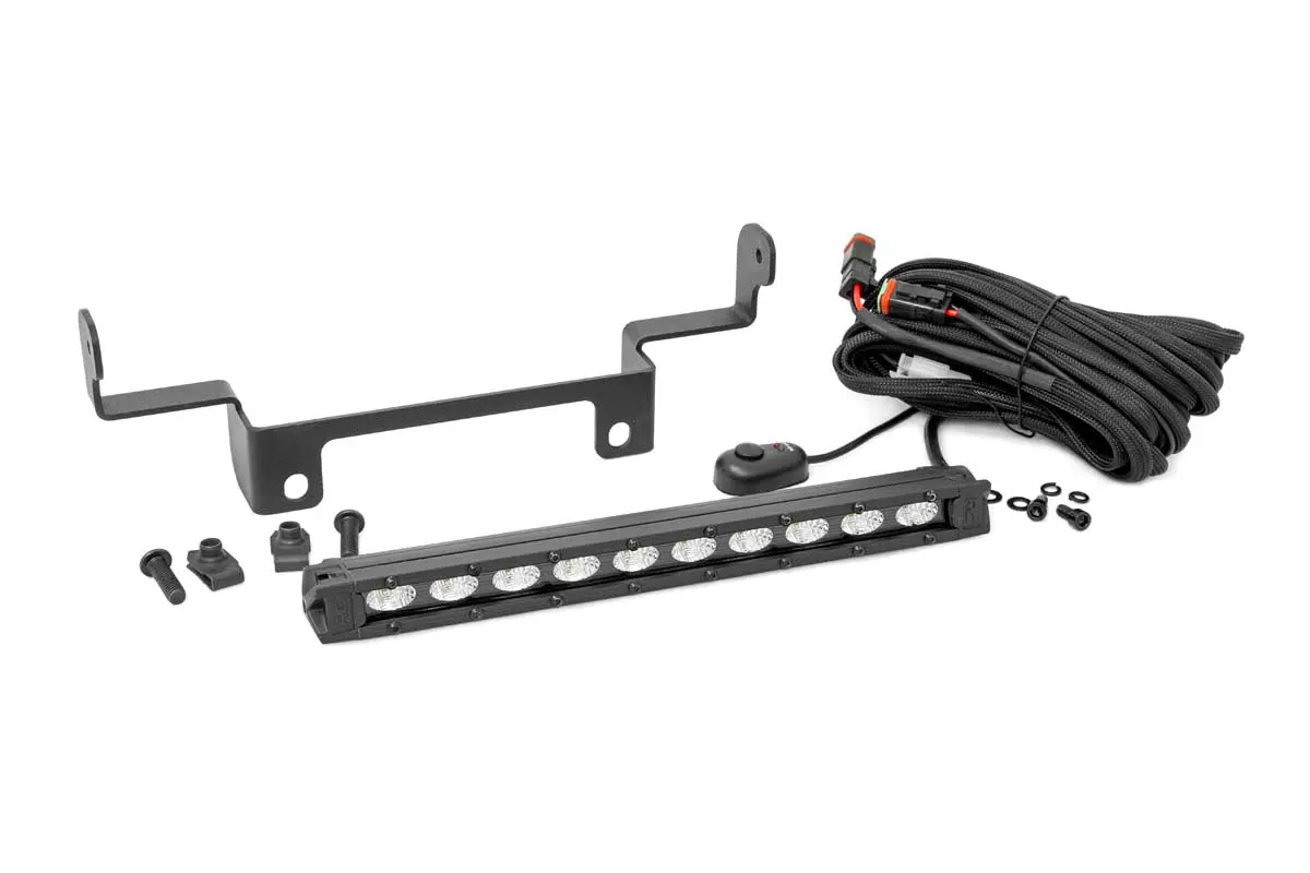92001 - Led Light Kit - Bumper Mount - 10" Black Slimline - Honda Pioneer 1000 2