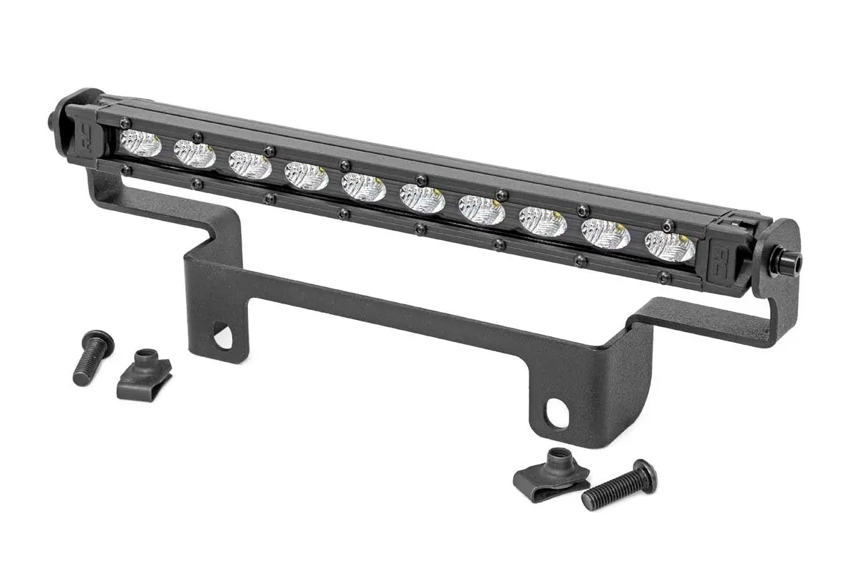 92001  -  Led Light Kit - Bumper Mount - 10" Black Slimline - Honda Pioneer 1000 1