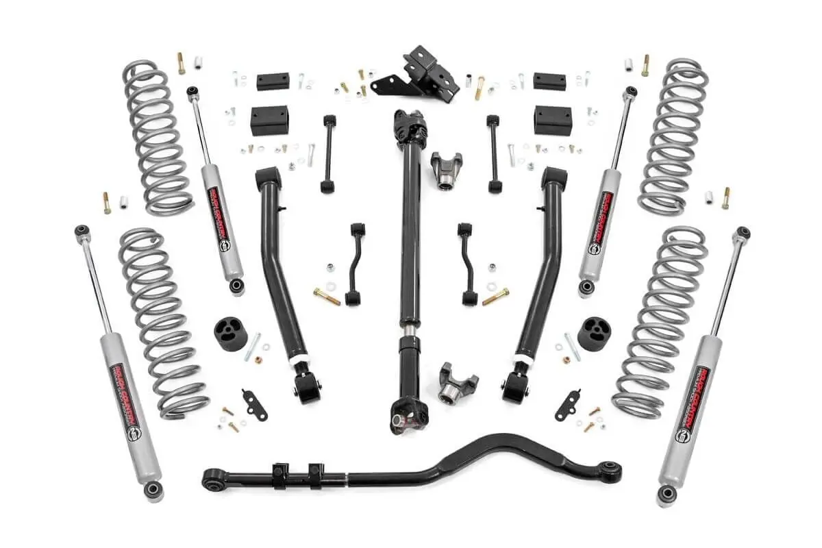 91630  -  3.5 Inch Lift Kit - Adj Lower - Fr D/S - Jeep Wrangler Unlimited 4Wd (24-25) 1