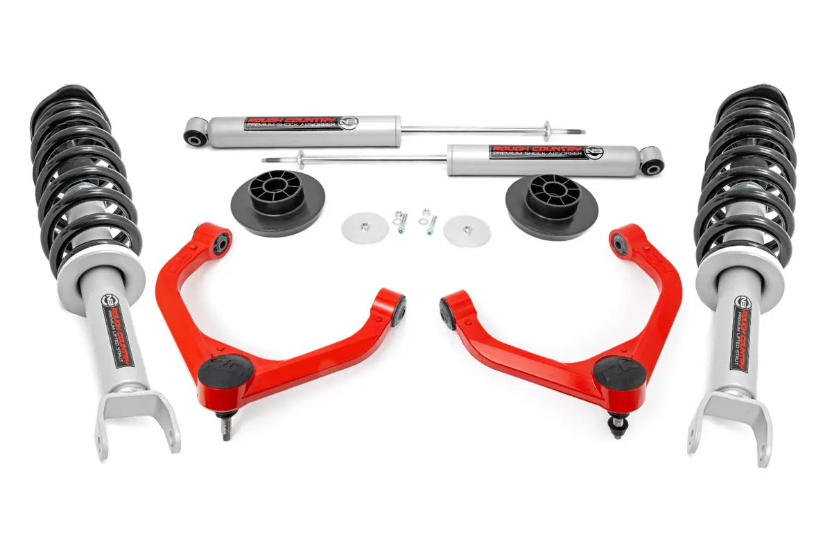 31431Red  -  3.5 Inch Lift Kit - N3 Struts - Ram 1500 2Wd/4Wd (2019-2025) 1