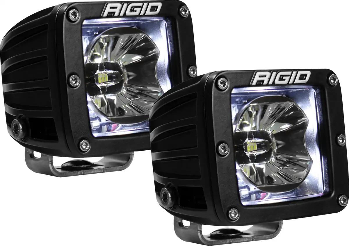Radiance Pod With White Backlight, Surface Mount, Black Housing, Pair 1