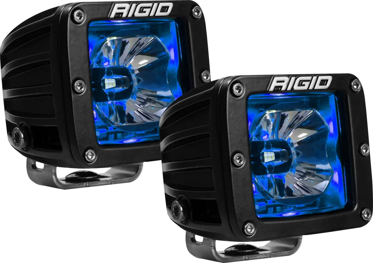 Radiance Pod With Blue Backlight, Surface Mount, Black Housing , Pair 1