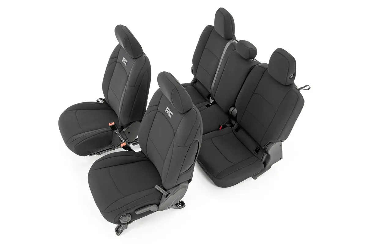 91038  -  Seat Covers - Front And Rr W/ Cup Holder - Jeep Gladiator Jt 4Wd (2020-2025) 1