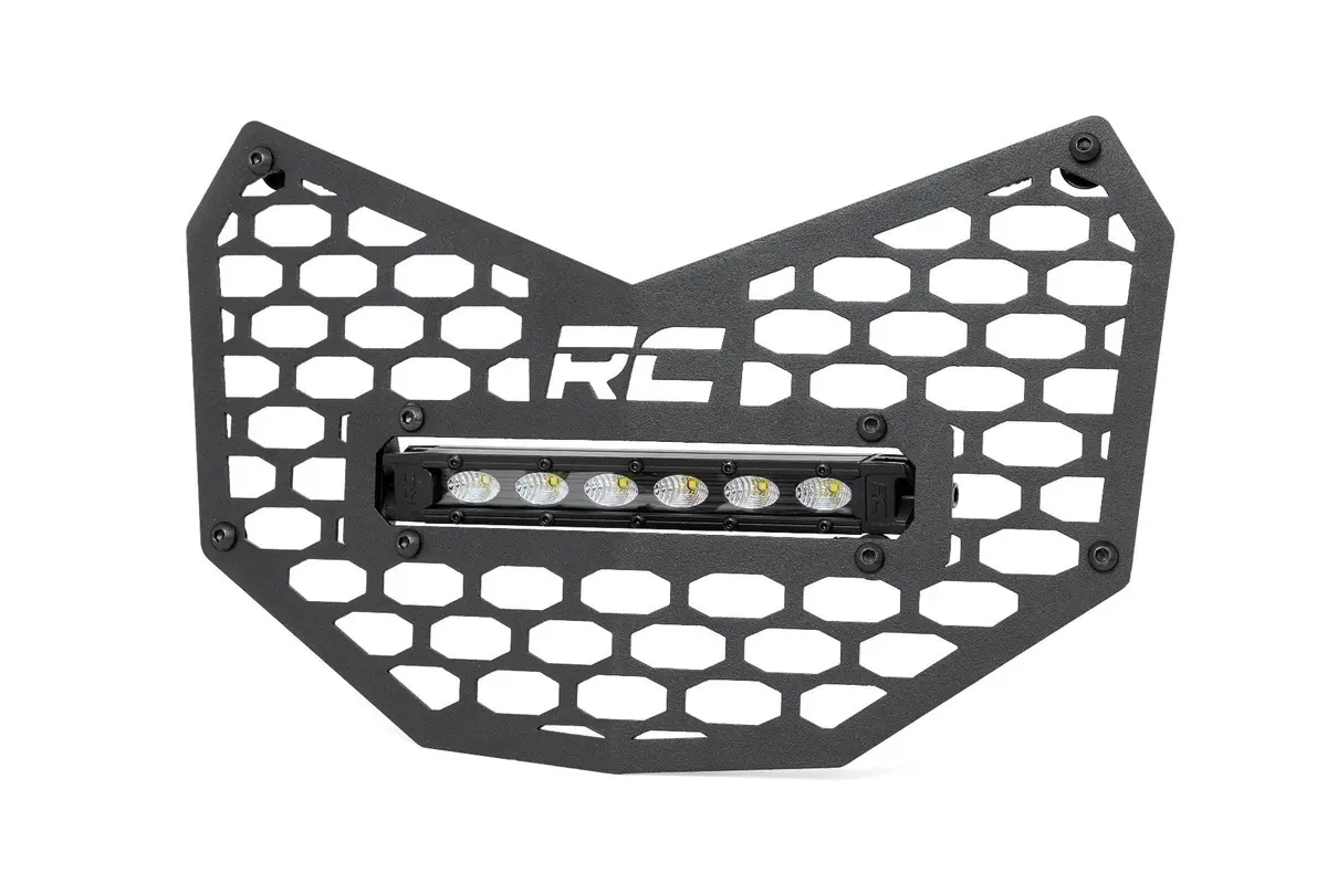 97022 - Led Light Kit - Grille Mount - 6" Black Slimline - Can-Am Maverick X3 2
