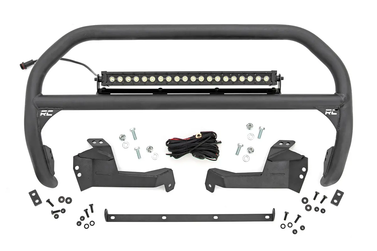 51042  -  Nudge Bar - 20 Inch Blk Drl Single Row Led - Ford Bronco Sport 4Wd (21-25) 1