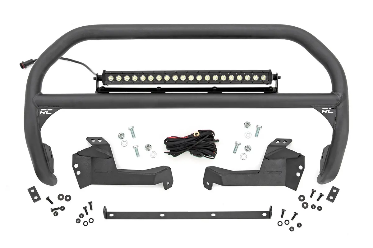 51041  -  Nudge Bar - 20 Inch Black Single Row Led - Ford Bronco Sport 4Wd (2021-2025) 1