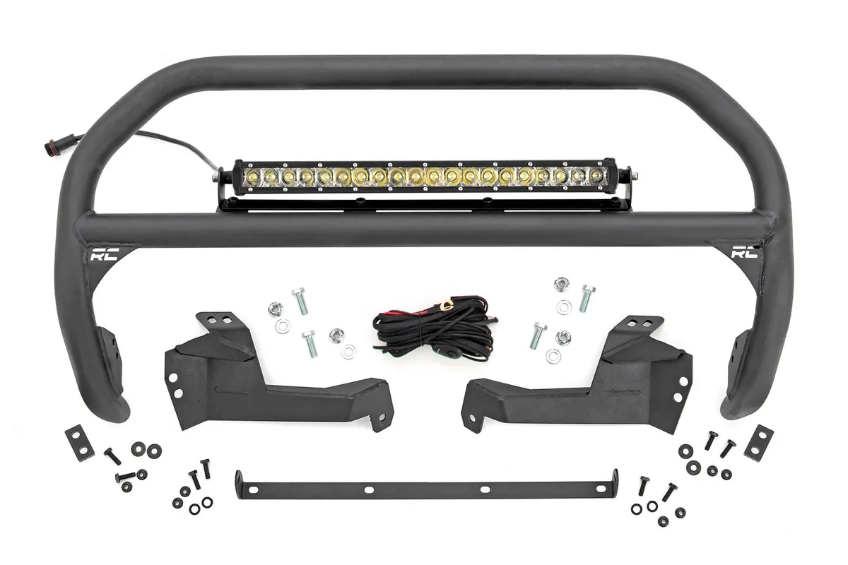 51043  -  Nudge Bar - 20 Inch Chrome Single Row Led - Ford Bronco Sport 4Wd (2021-2025) 1