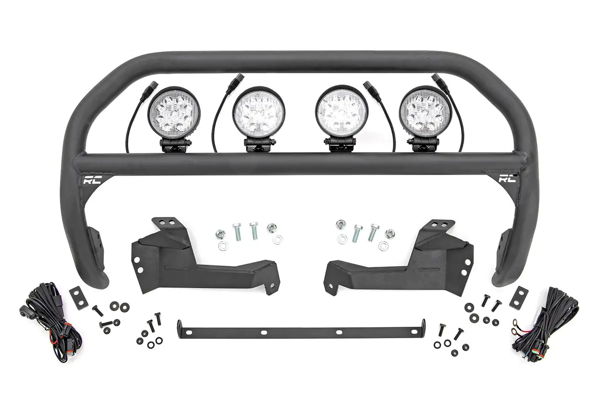 51044  -  Nudge Bar - 4 Inch Round Led (X4) - Ford Bronco Sport 4Wd (2021-2025) 1