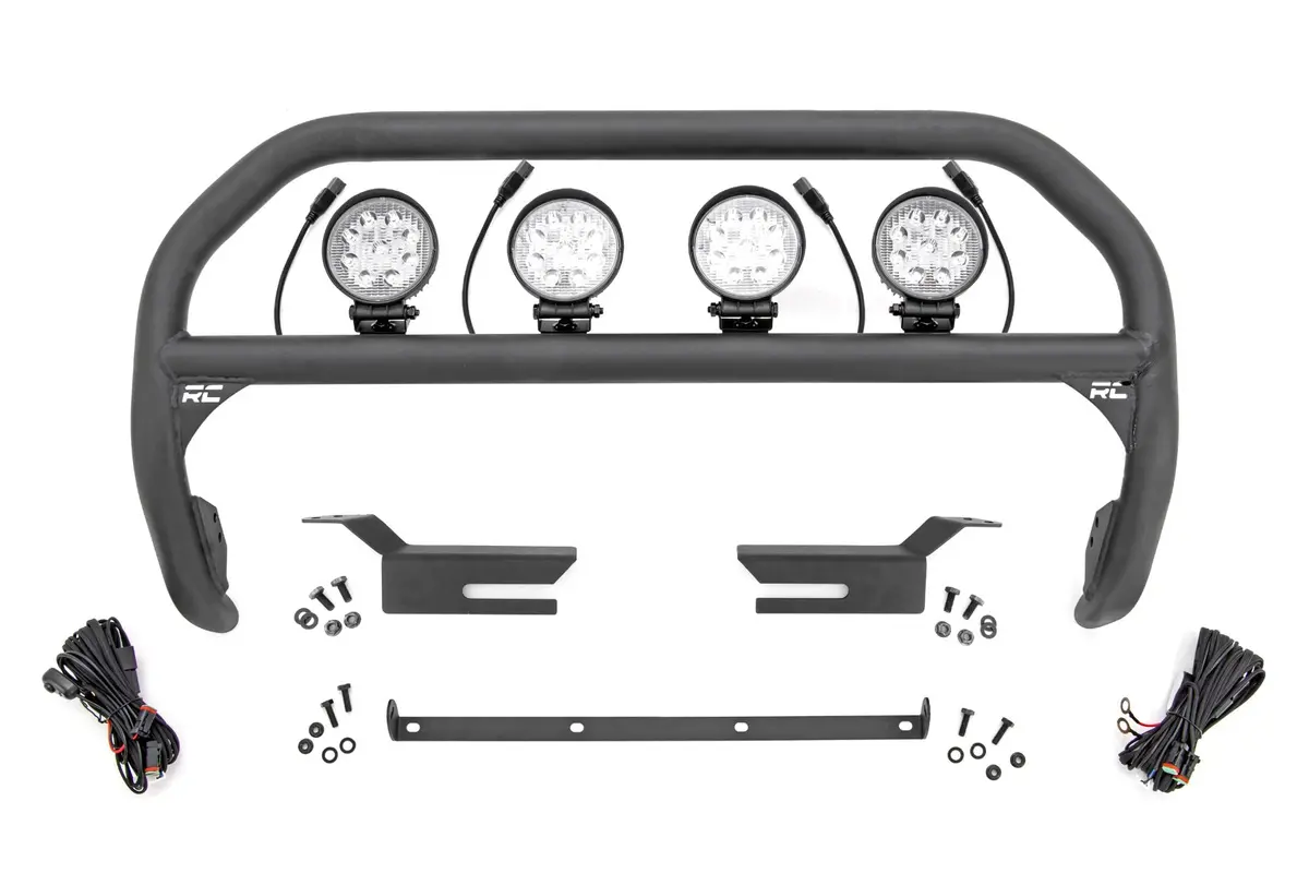 51049  -  Nudge Bar - 4 Inch Round Led (X4) - Ford Bronco 4Wd (2021-2025) 1