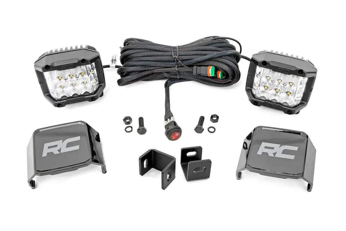 71075  -  Led Light Kit - Ditch Mount -  3" Osram - Wide - Toyota Tundra 2Wd/4Wd (22-25) 1
