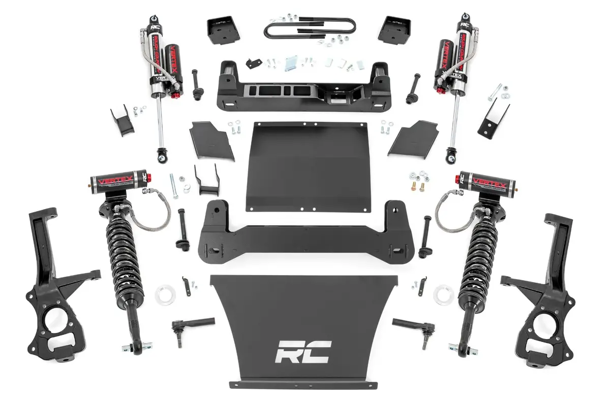 21650  -  6 Inch Lift Kit - Mono Leaf Rear - Vertex - Chevy Silverado 1500 4Wd (22-24) 1