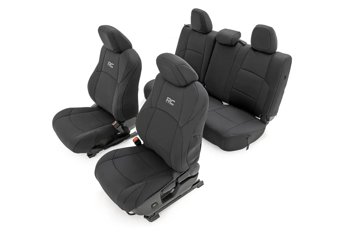 91062  -  Seat Covers - Fr & Rr - Double Cab - Toyota Tacoma 2Wd/4Wd (2024-2025) 1