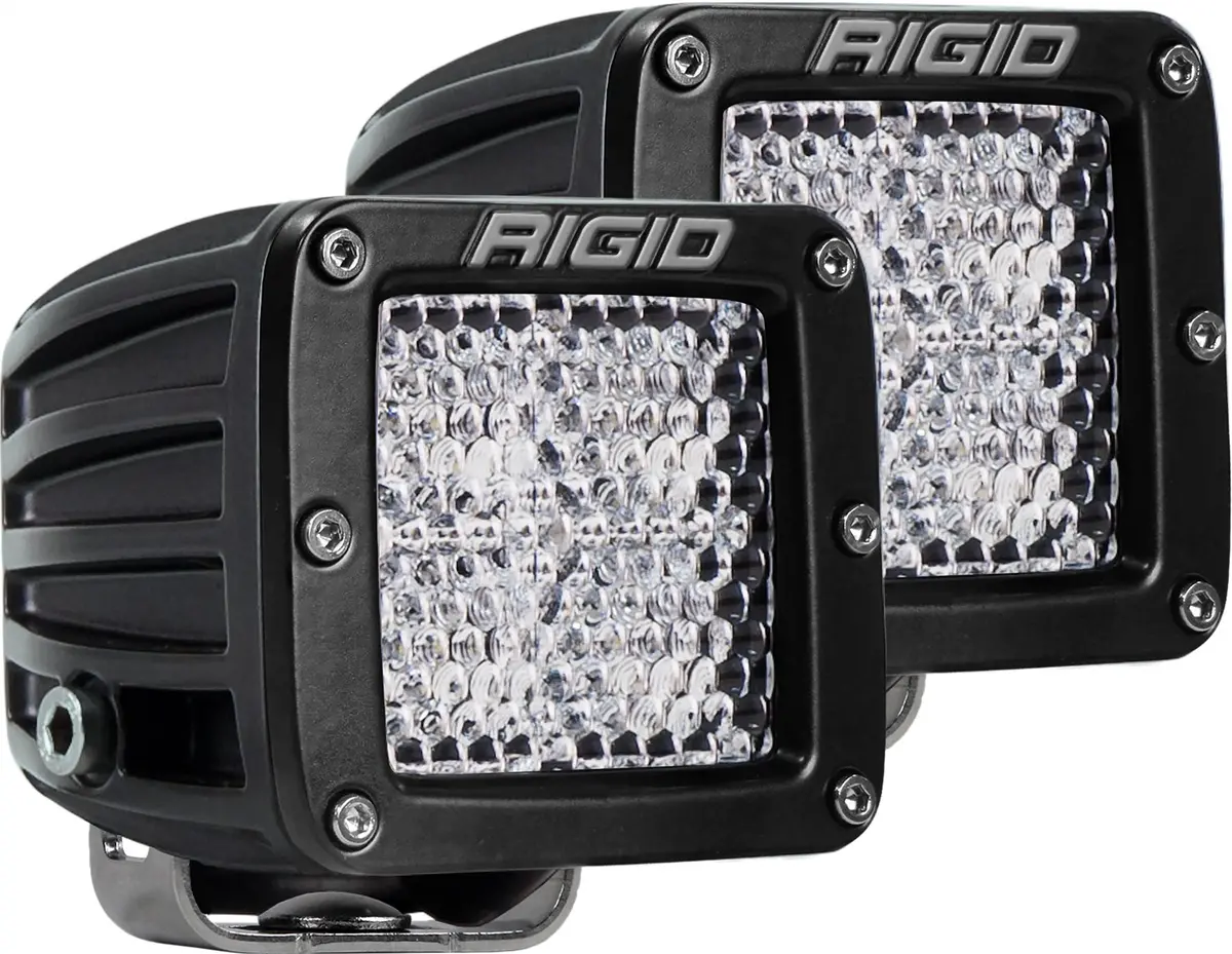D-Series Pro Led Light, Diffused Lens, Surface Mount, Pair 1