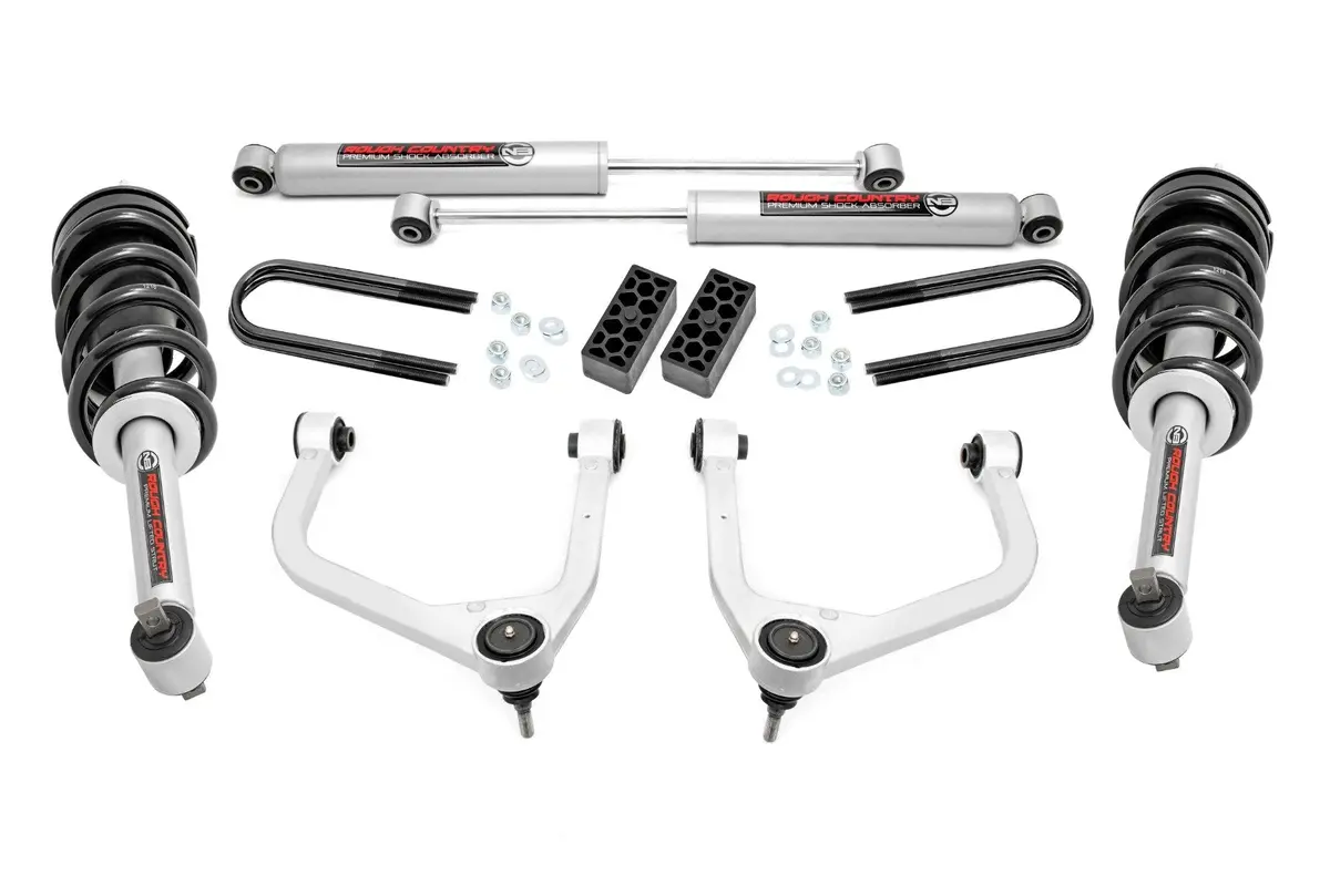 110431  -  3.5 Inch Lift Kit - N3 Struts - Chevy Silverado 1500 2Wd/4Wd (2025) 1
